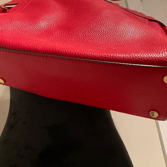 Pre_owned Michael Kors Red Leather w/Gold Hardware Backpack - Picture 6 of 10